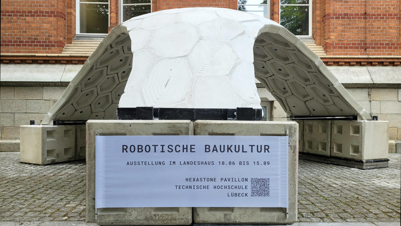 Titelbild zur Ausstellung Robotische Baukultur