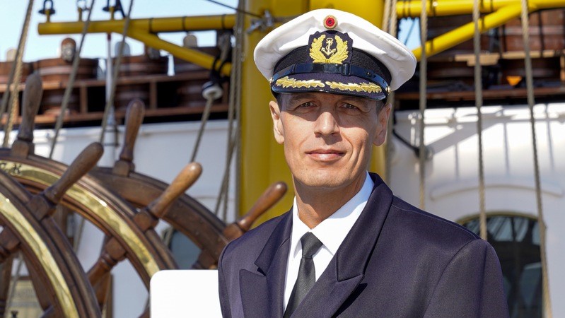 Der neue Kommandant der „Gorch Fock“, Fregattenkapitän Elmar Bornkessel.